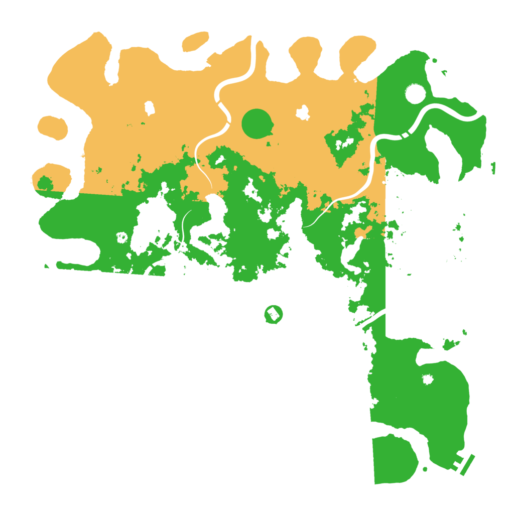Biome Rust Map: Procedural Map, Size: 4500, Seed: 339348767