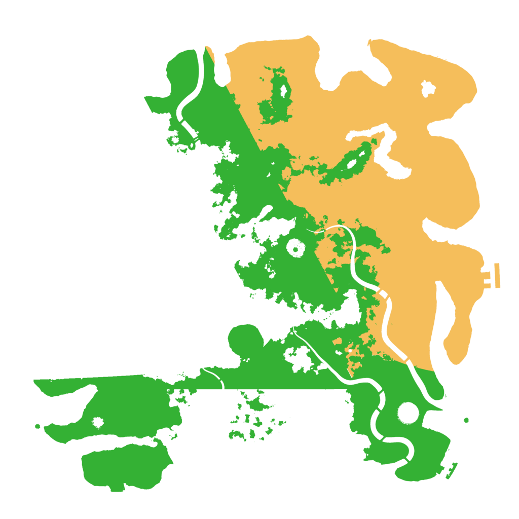Biome Rust Map: Procedural Map, Size: 4250, Seed: 20230803