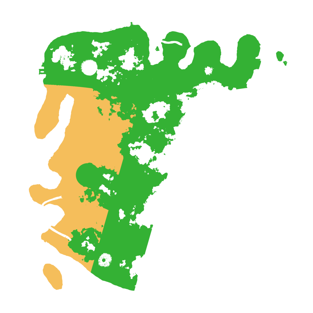 Biome Rust Map: Procedural Map, Size: 3500, Seed: 1225304744