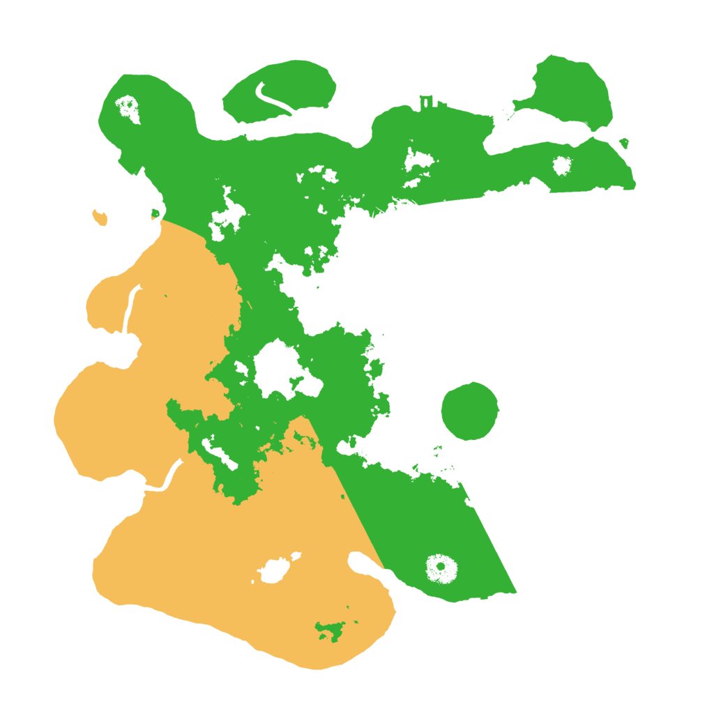 Biome Rust Map: Procedural Map, Size: 3500, Seed: 1436522324