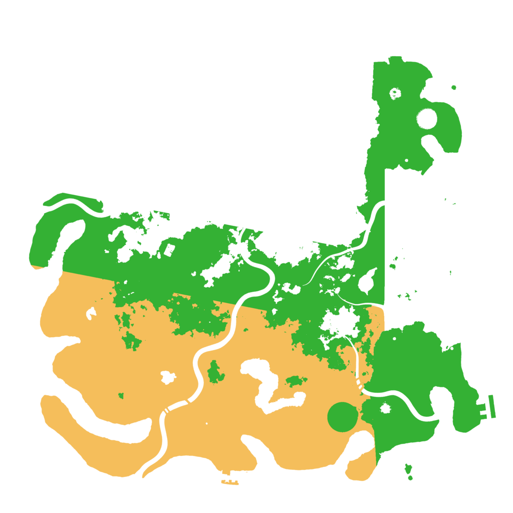 Biome Rust Map: Procedural Map, Size: 4500, Seed: 2868