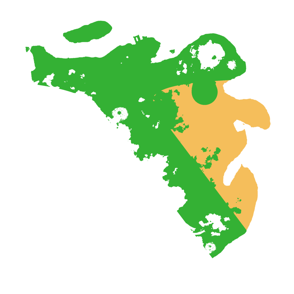 Biome Rust Map: Procedural Map, Size: 3000, Seed: 2023171951