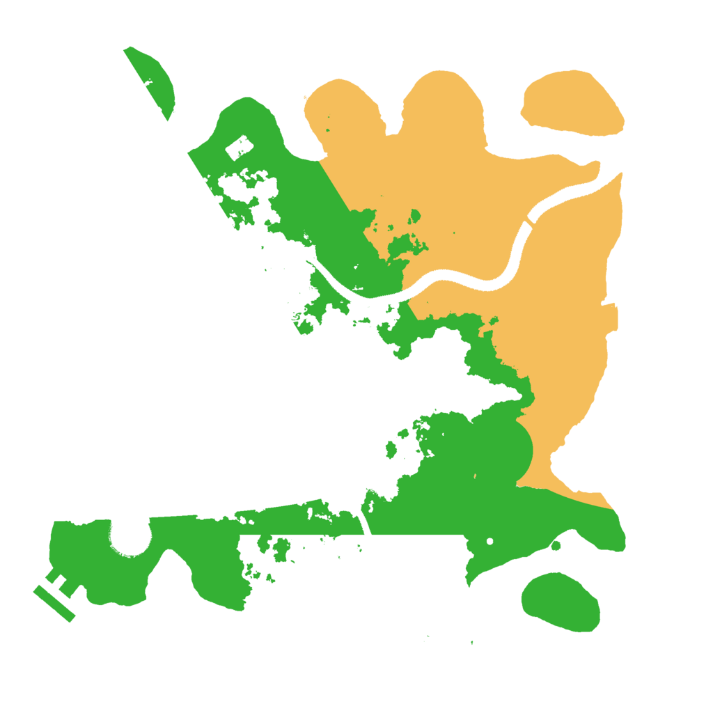 Biome Rust Map: Procedural Map, Size: 3000, Seed: 21512