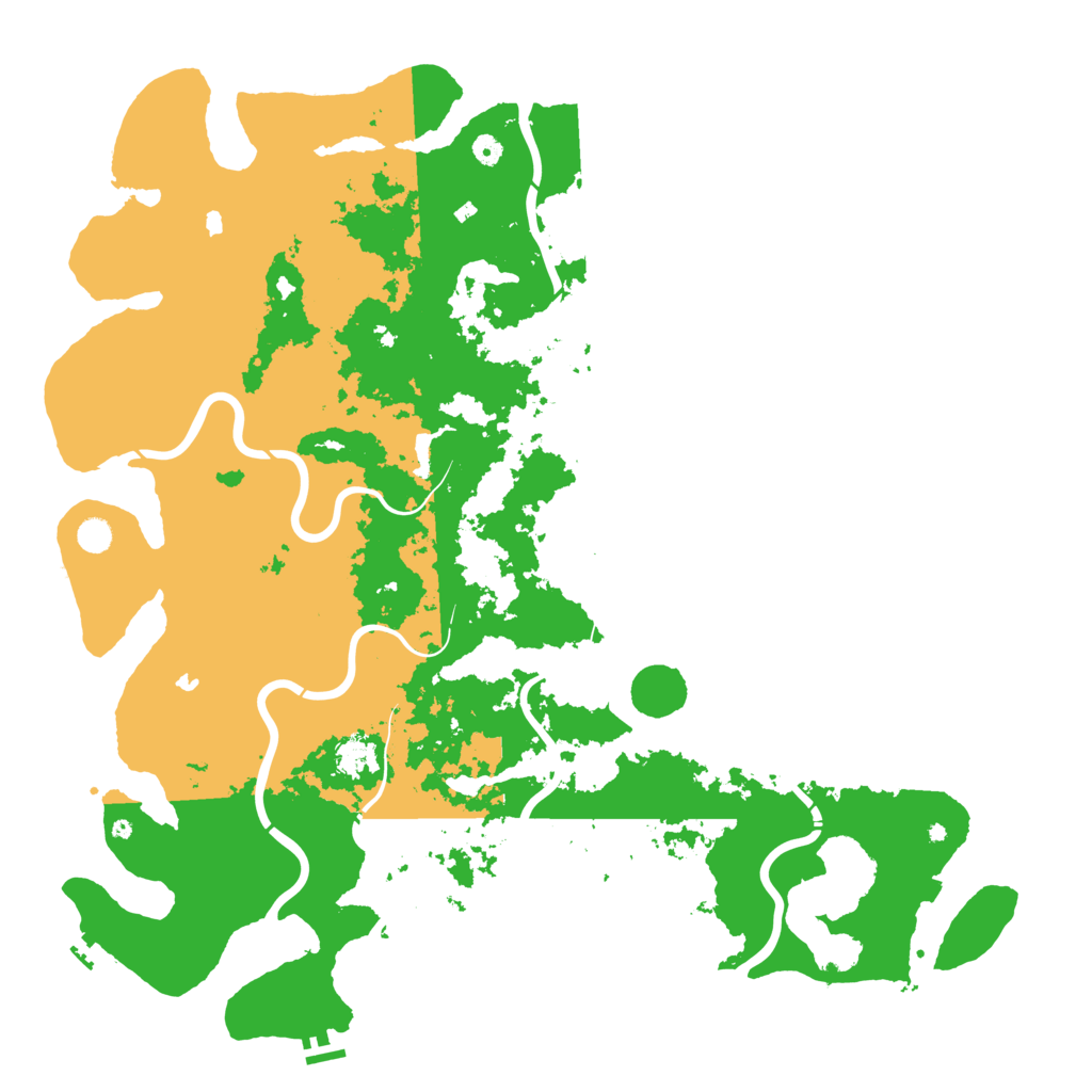 Biome Rust Map: Procedural Map, Size: 5500, Seed: 1612358409