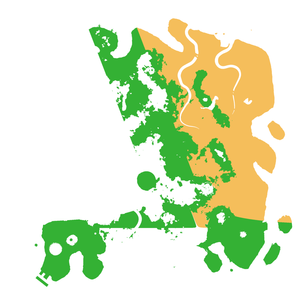 Biome Rust Map: Procedural Map, Size: 4300, Seed: 20082023