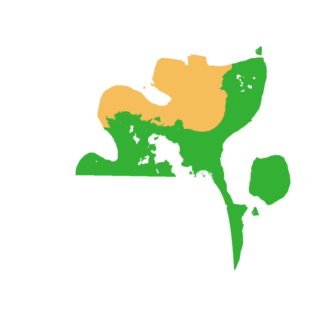 Biome Rust Map: Procedural Map, Size: 2000, Seed: 23815