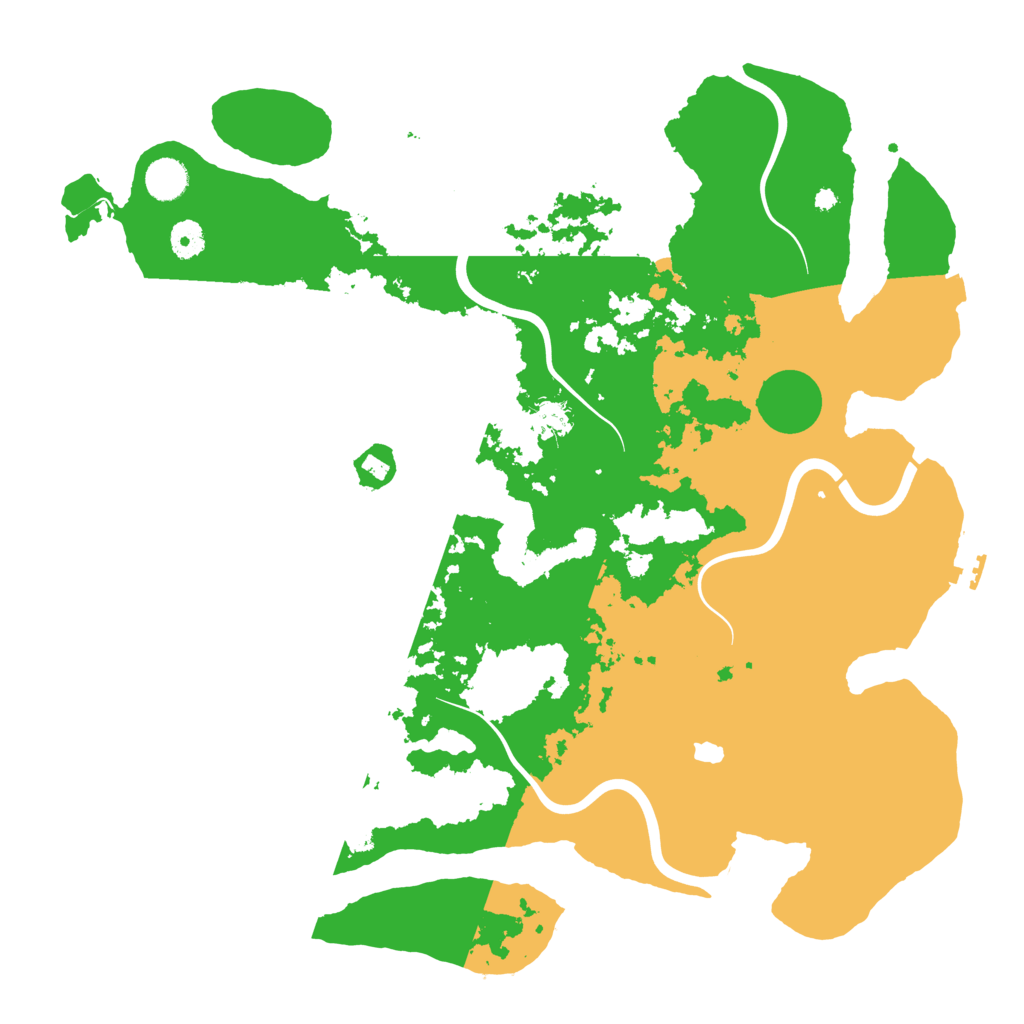 Biome Rust Map: Procedural Map, Size: 4242, Seed: 58685