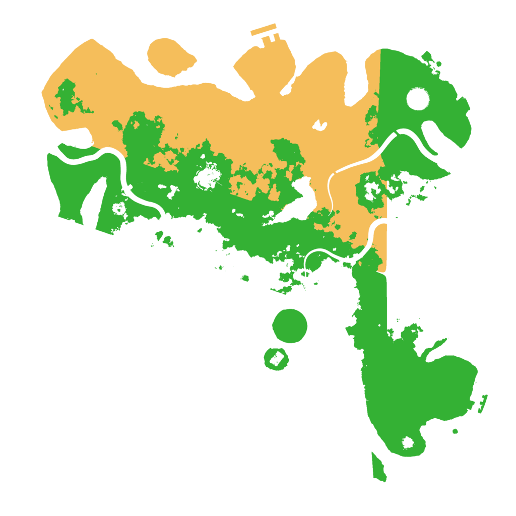 Biome Rust Map: Procedural Map, Size: 4000, Seed: 1755756509