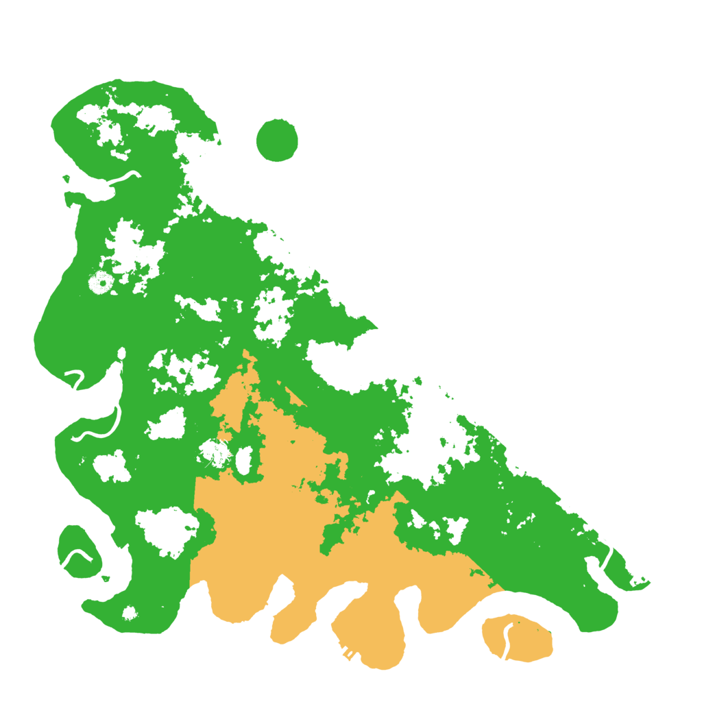 Biome Rust Map: Procedural Map, Size: 4500, Seed: 1899527376