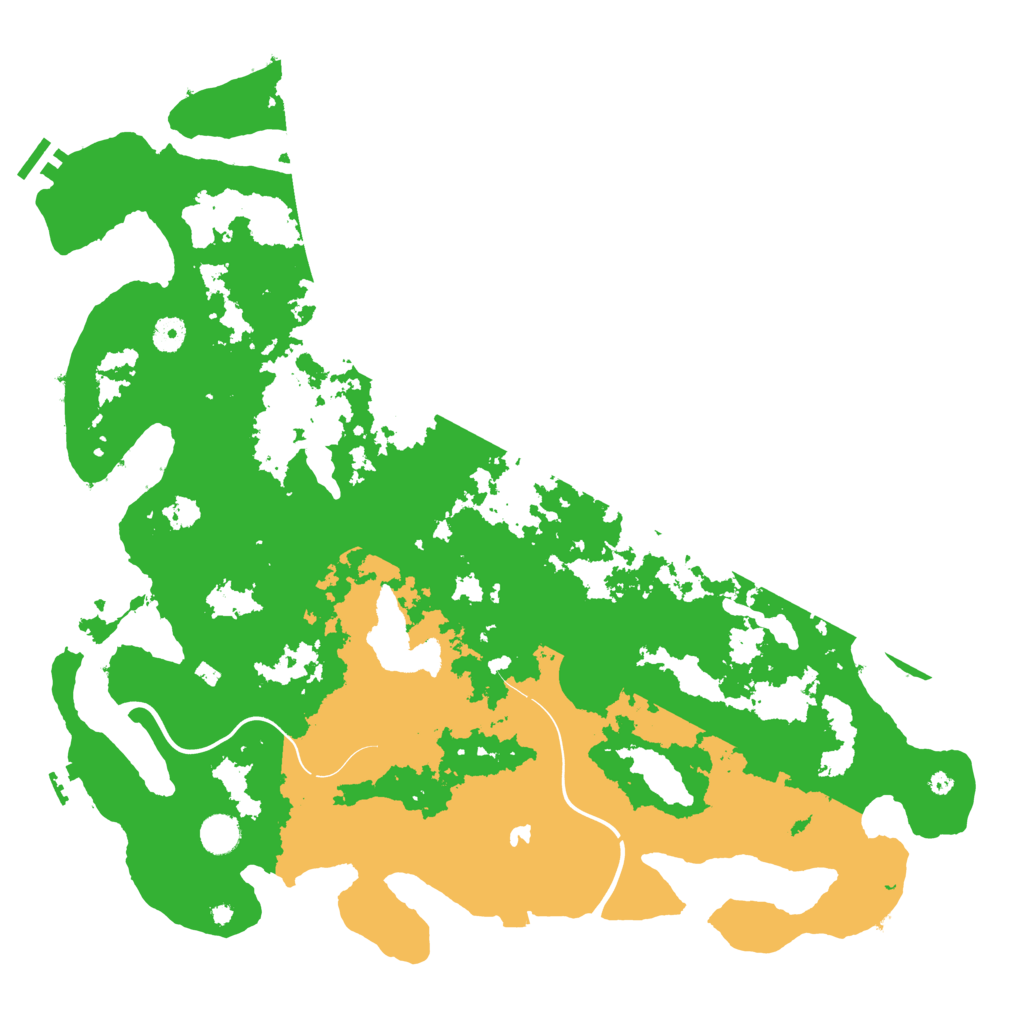 Biome Rust Map: Procedural Map, Size: 4500, Seed: 556746579