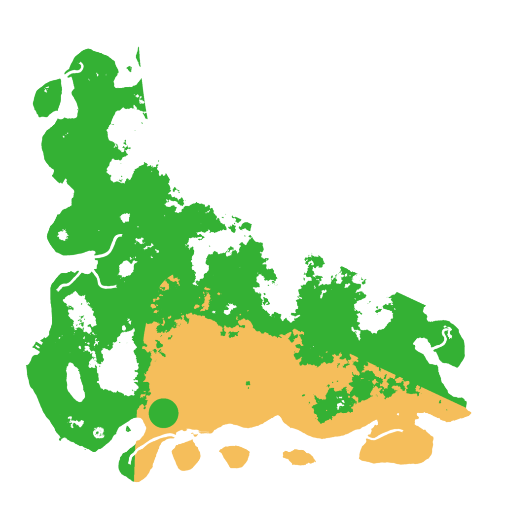 Biome Rust Map: Procedural Map, Size: 4500, Seed: 1066782757
