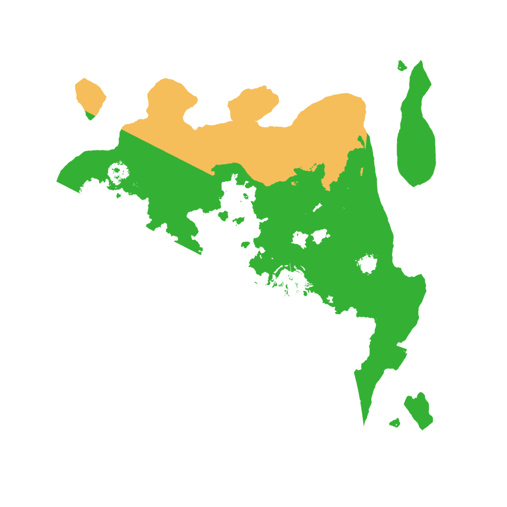 Biome Rust Map: Procedural Map, Size: 2500, Seed: 186101683