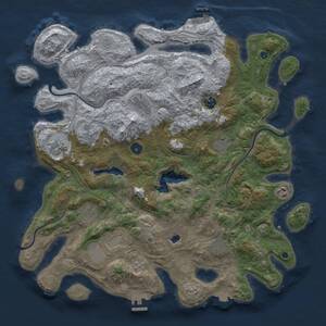 Thumbnail Rust Map: Procedural Map, Size: 4250, Seed: 921791533, 15 Monuments