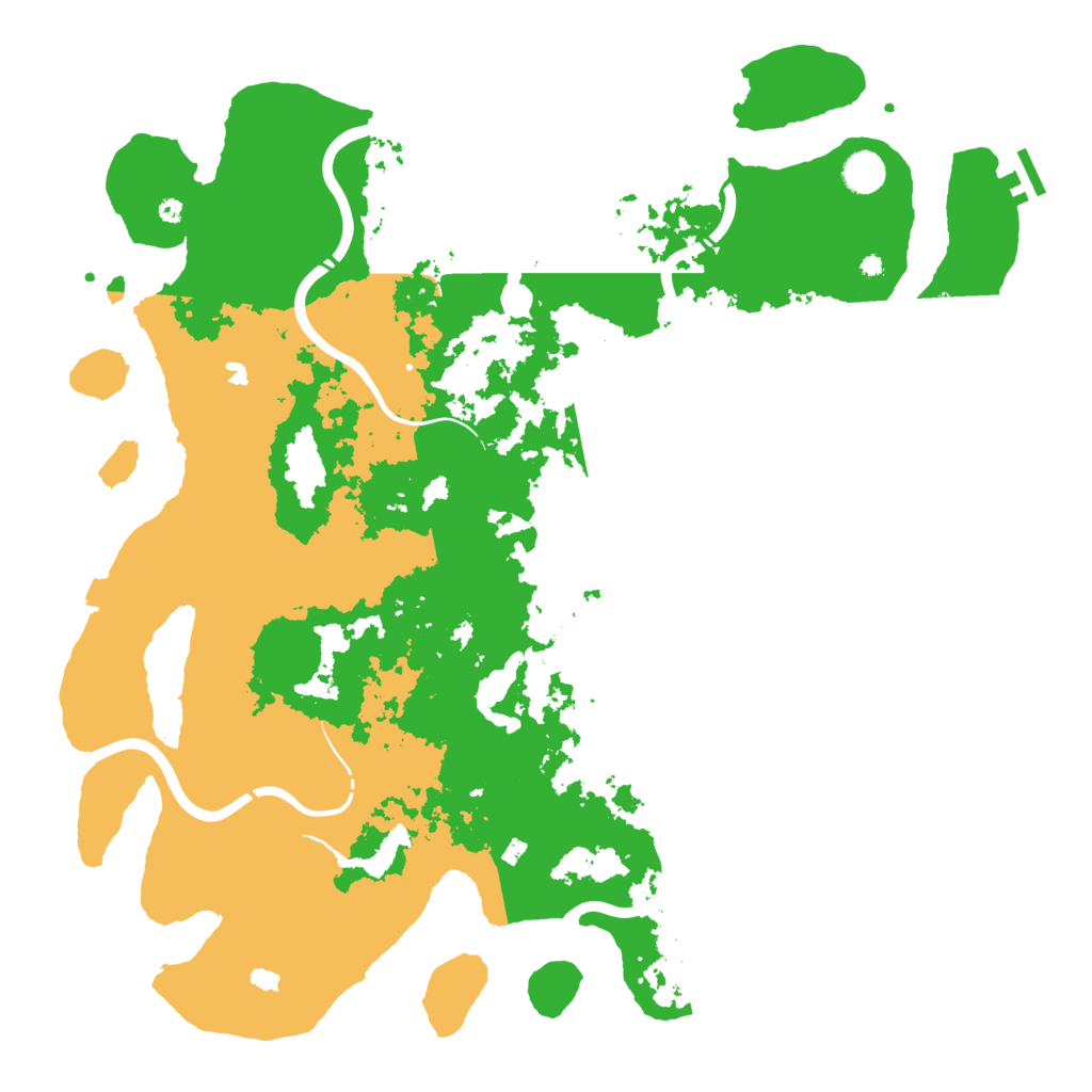 Biome Rust Map: Procedural Map, Size: 4500, Seed: 91564386
