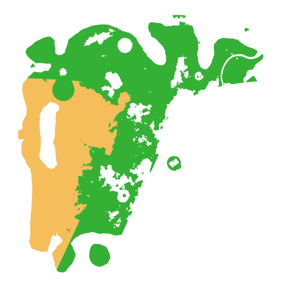 Biome Rust Map: Procedural Map, Size: 3500, Seed: 804991905