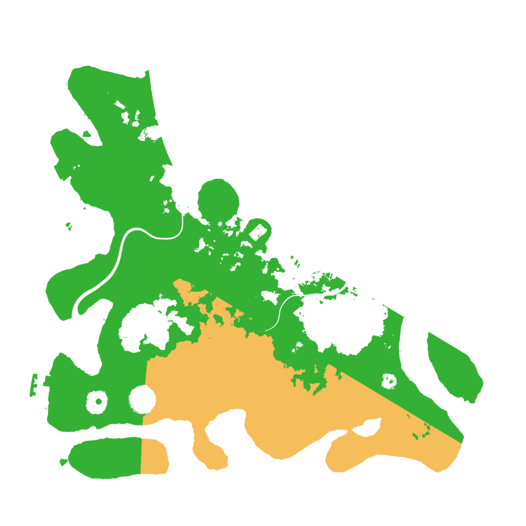 Biome Rust Map: Procedural Map, Size: 3450, Seed: 64274842