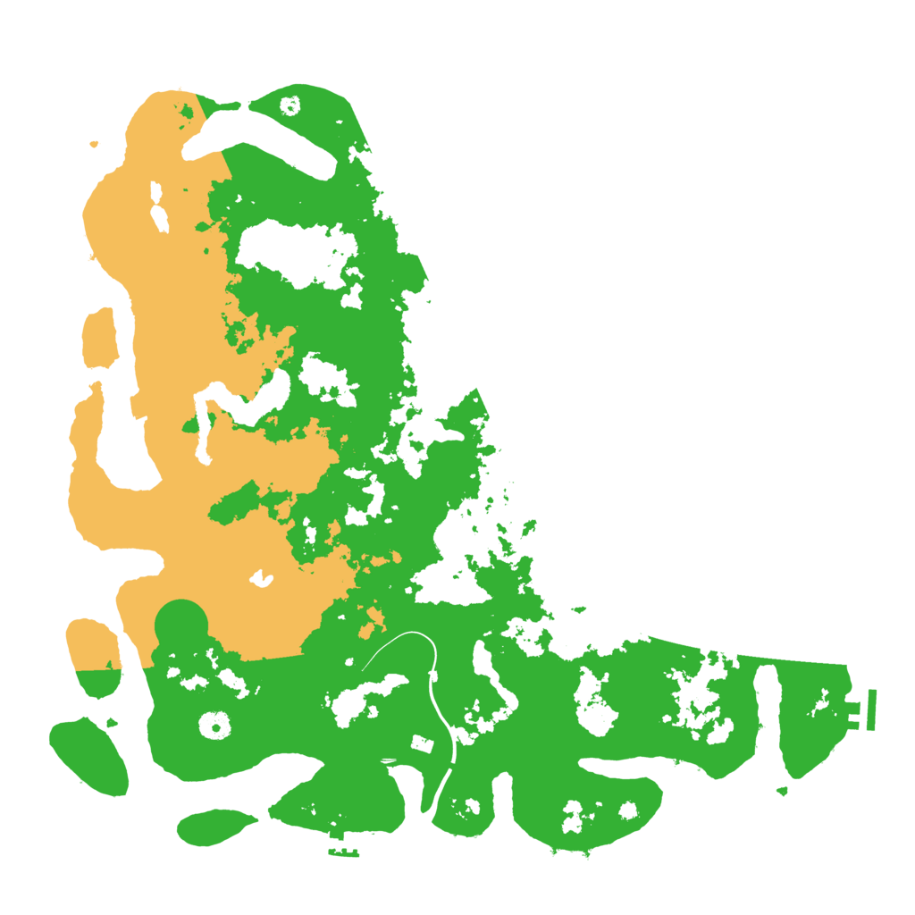 Biome Rust Map: Procedural Map, Size: 4500, Seed: 83546576