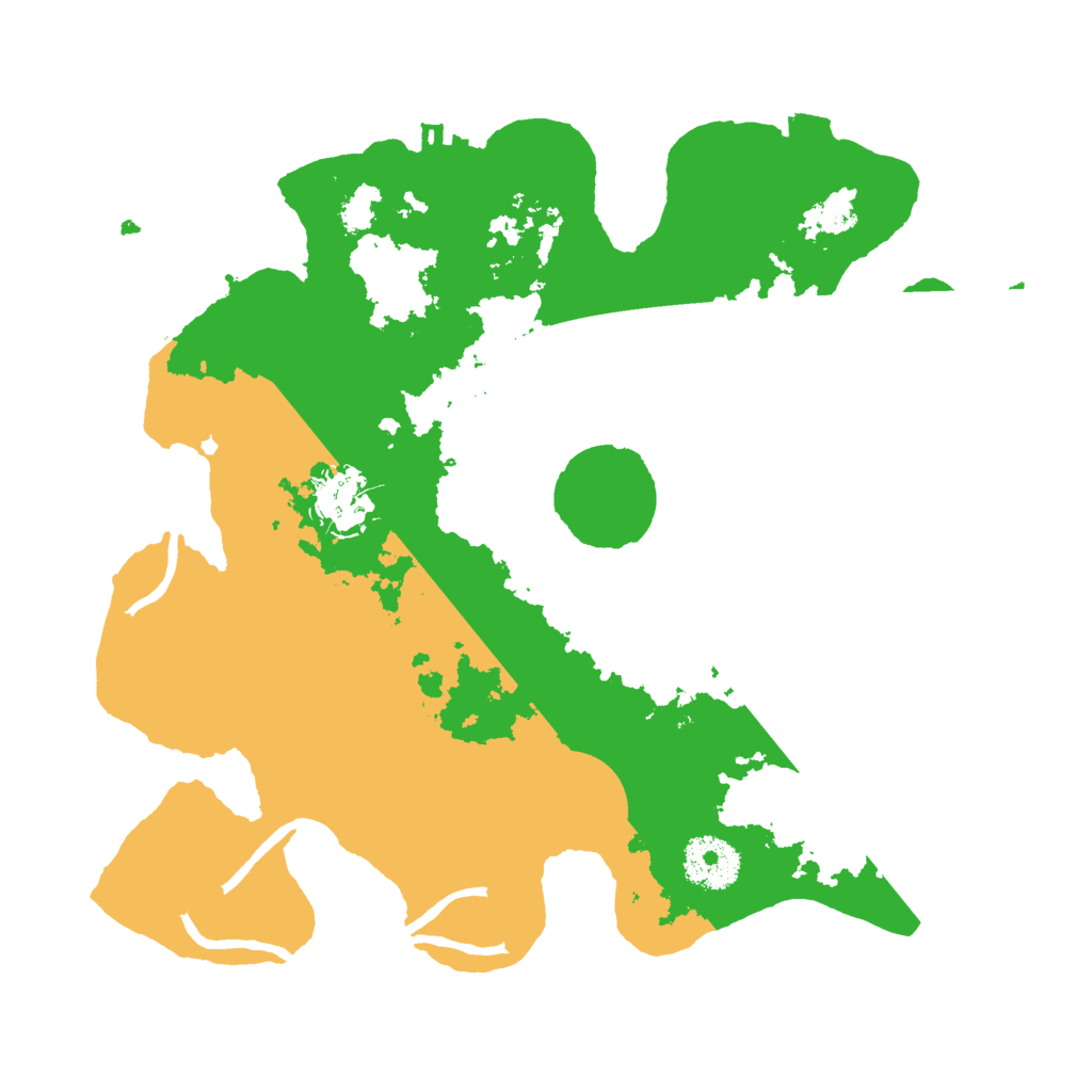 Biome Rust Map: Procedural Map, Size: 3000, Seed: 438136831