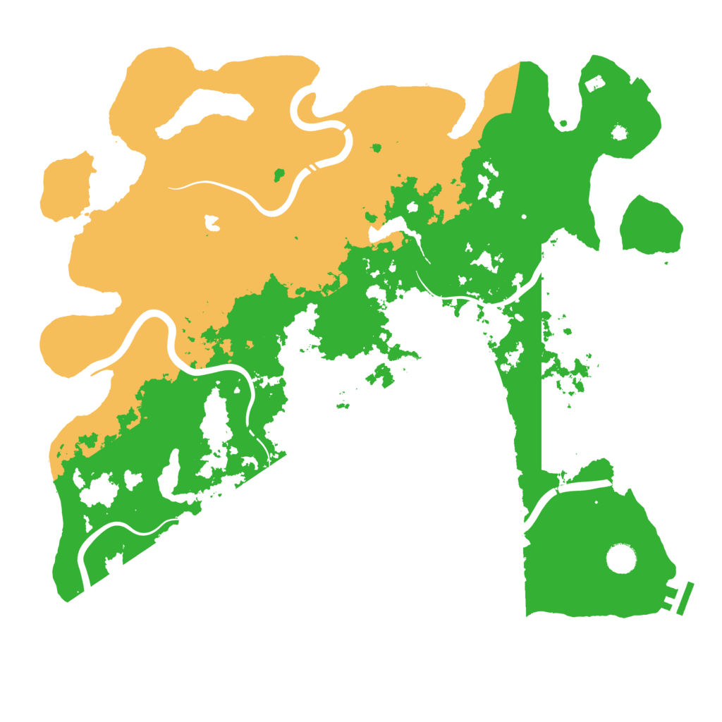 Biome Rust Map: Procedural Map, Size: 4250, Seed: 29751023
