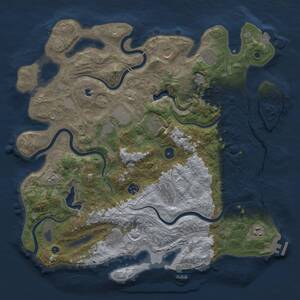 Thumbnail Rust Map: Procedural Map, Size: 4250, Seed: 29751023, 15 Monuments