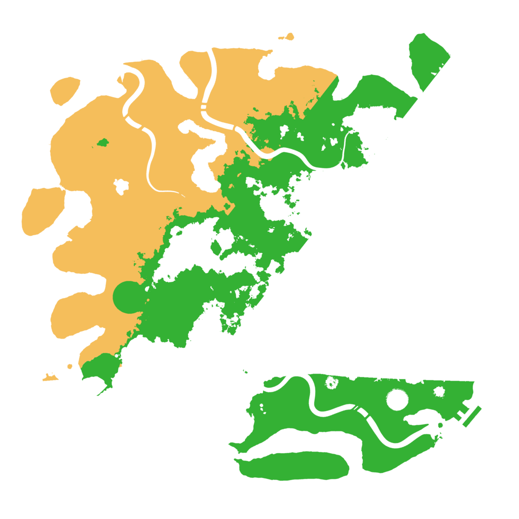 Biome Rust Map: Procedural Map, Size: 4250, Seed: 6630