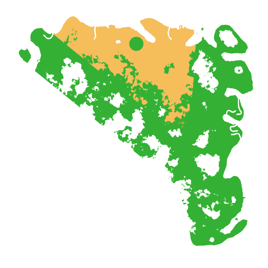 Biome Rust Map: Procedural Map, Size: 5000, Seed: 868485