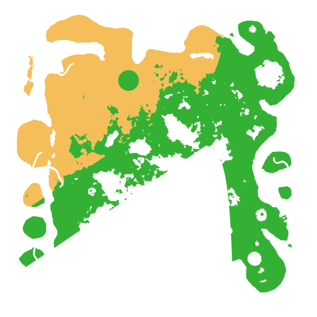 Biome Rust Map: Procedural Map, Size: 4050, Seed: 1874474591