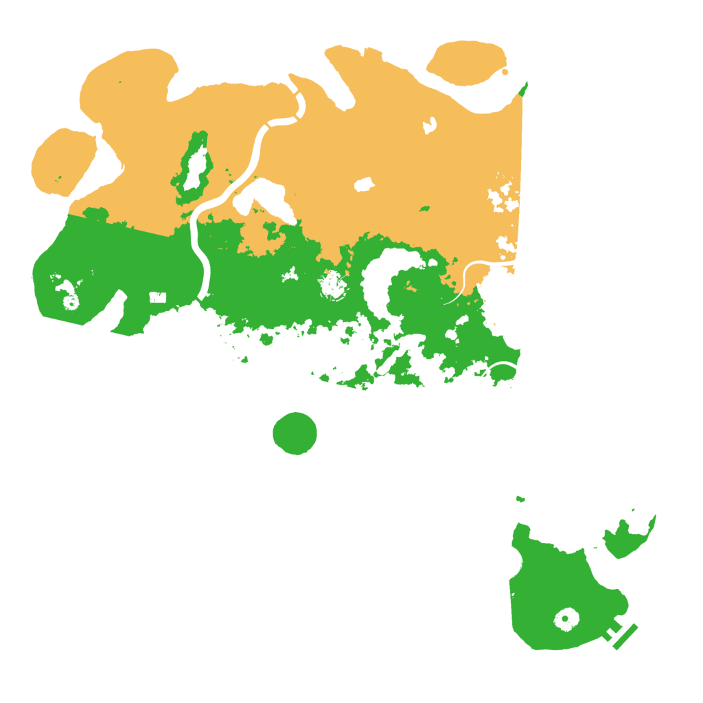 Biome Rust Map: Procedural Map, Size: 4500, Seed: 228313034