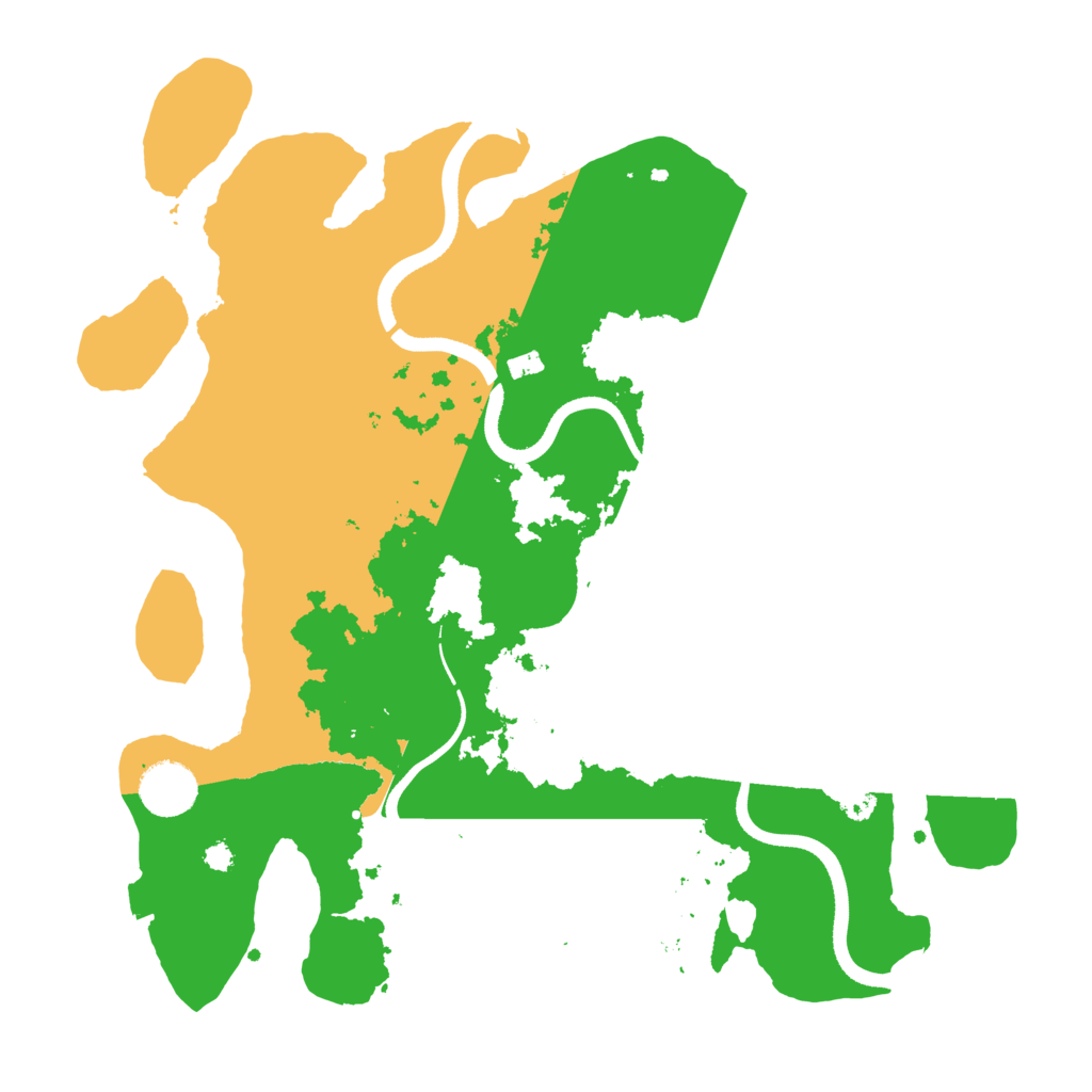 Biome Rust Map: Procedural Map, Size: 3500, Seed: 11082013