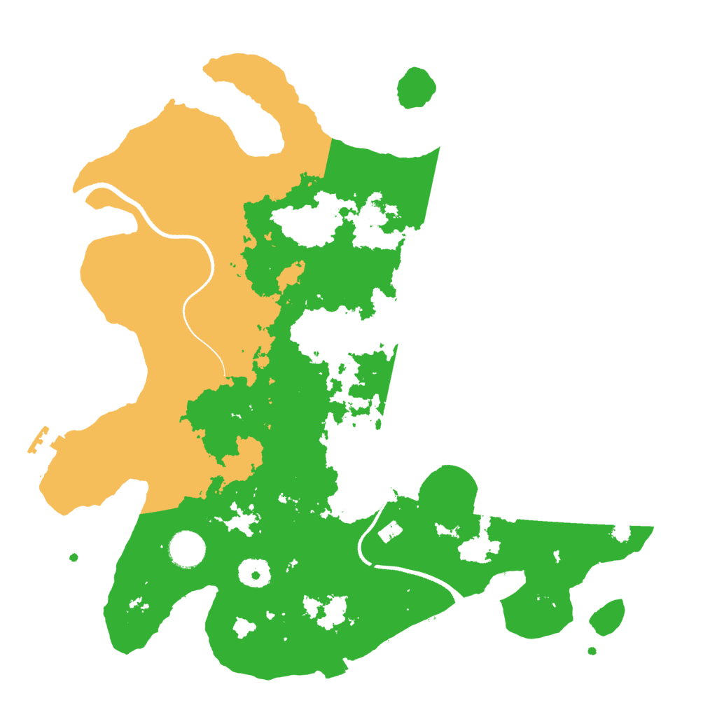 Biome Rust Map: Procedural Map, Size: 3450, Seed: 95165305