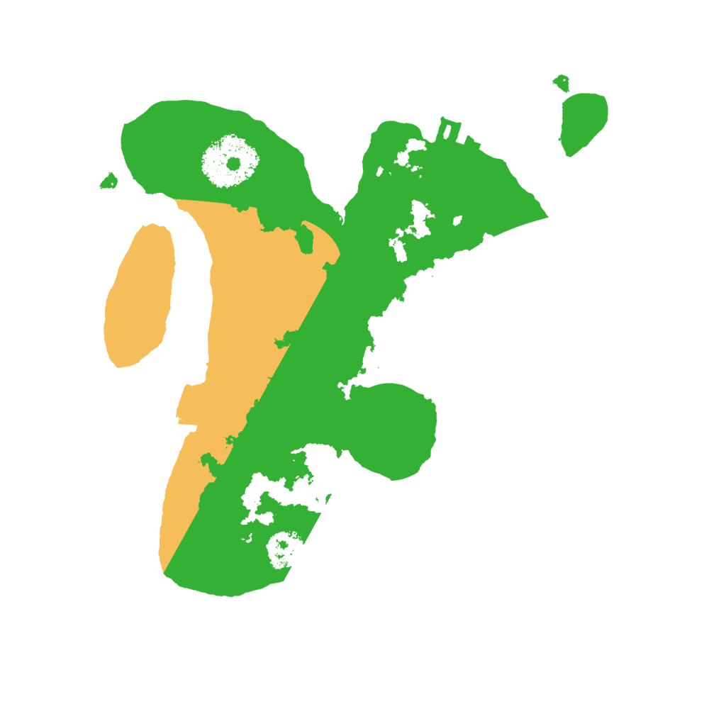 Biome Rust Map: Procedural Map, Size: 2100, Seed: 76345