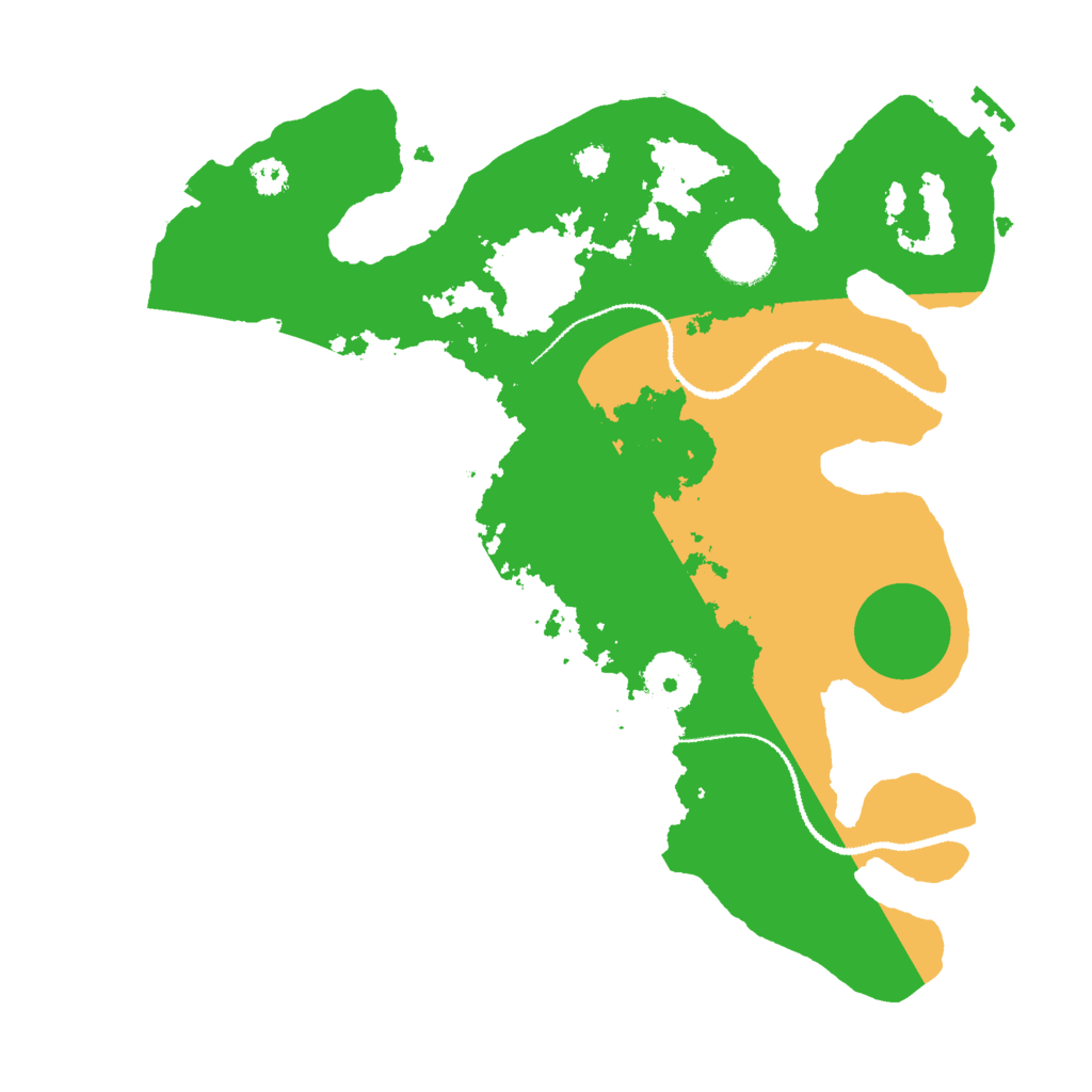 Biome Rust Map: Procedural Map, Size: 3000, Seed: 7968