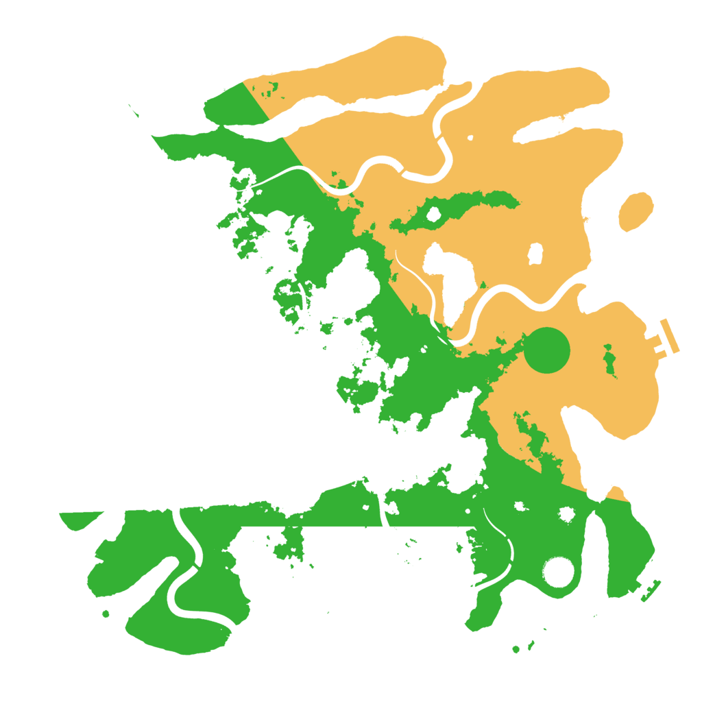 Biome Rust Map: Procedural Map, Size: 4000, Seed: 277654176