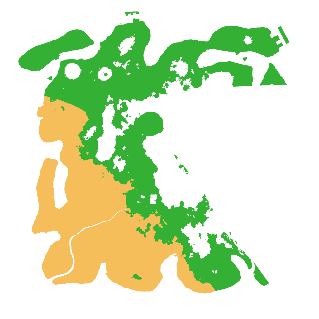 Biome Rust Map: Procedural Map, Size: 3500, Seed: 1924561040
