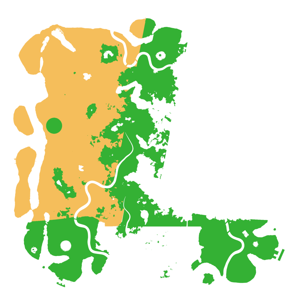Biome Rust Map: Procedural Map, Size: 5000, Seed: 1736925172