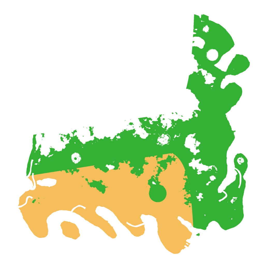Biome Rust Map: Procedural Map, Size: 4000, Seed: 5241975