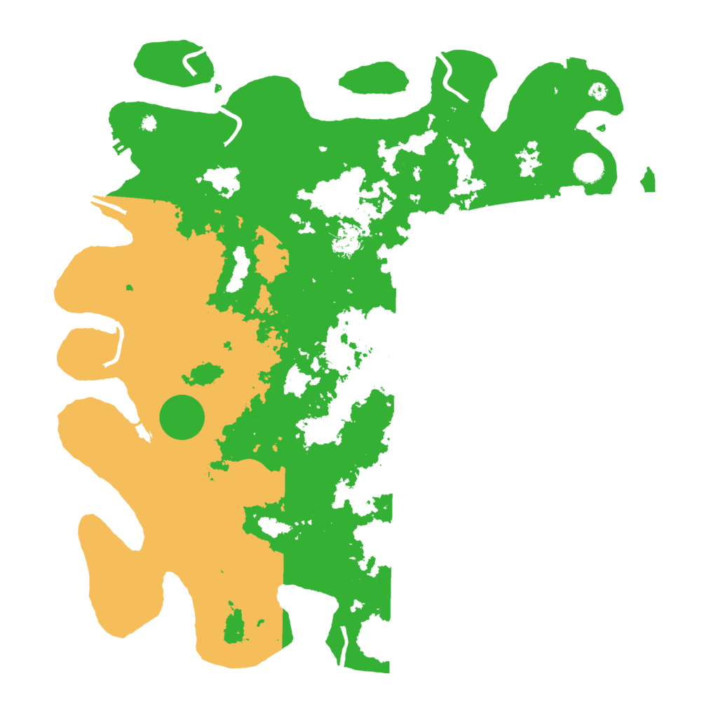 Biome Rust Map: Procedural Map, Size: 4200, Seed: 5676