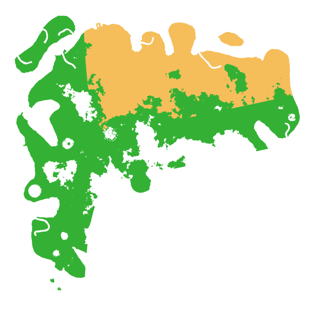 Biome Rust Map: Procedural Map, Size: 4300, Seed: 24167