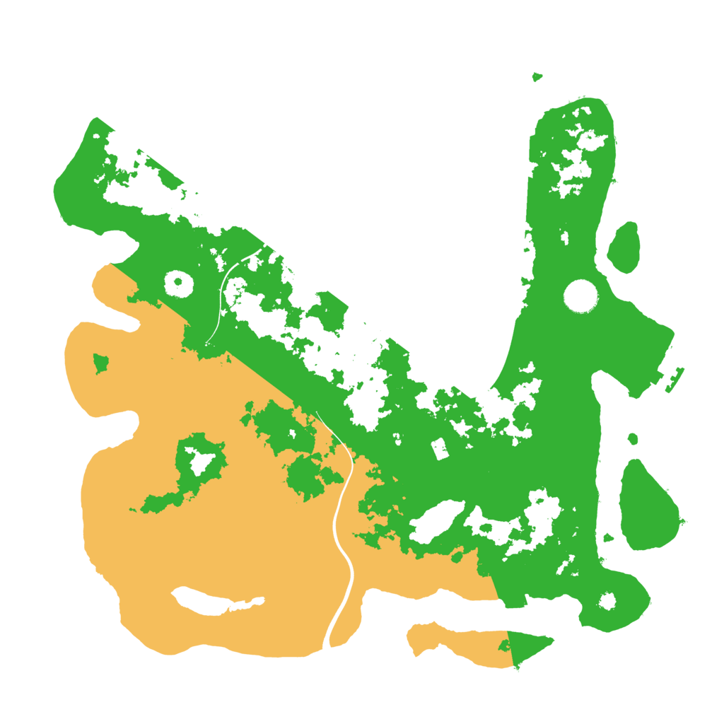 Biome Rust Map: Procedural Map, Size: 3800, Seed: 707686621
