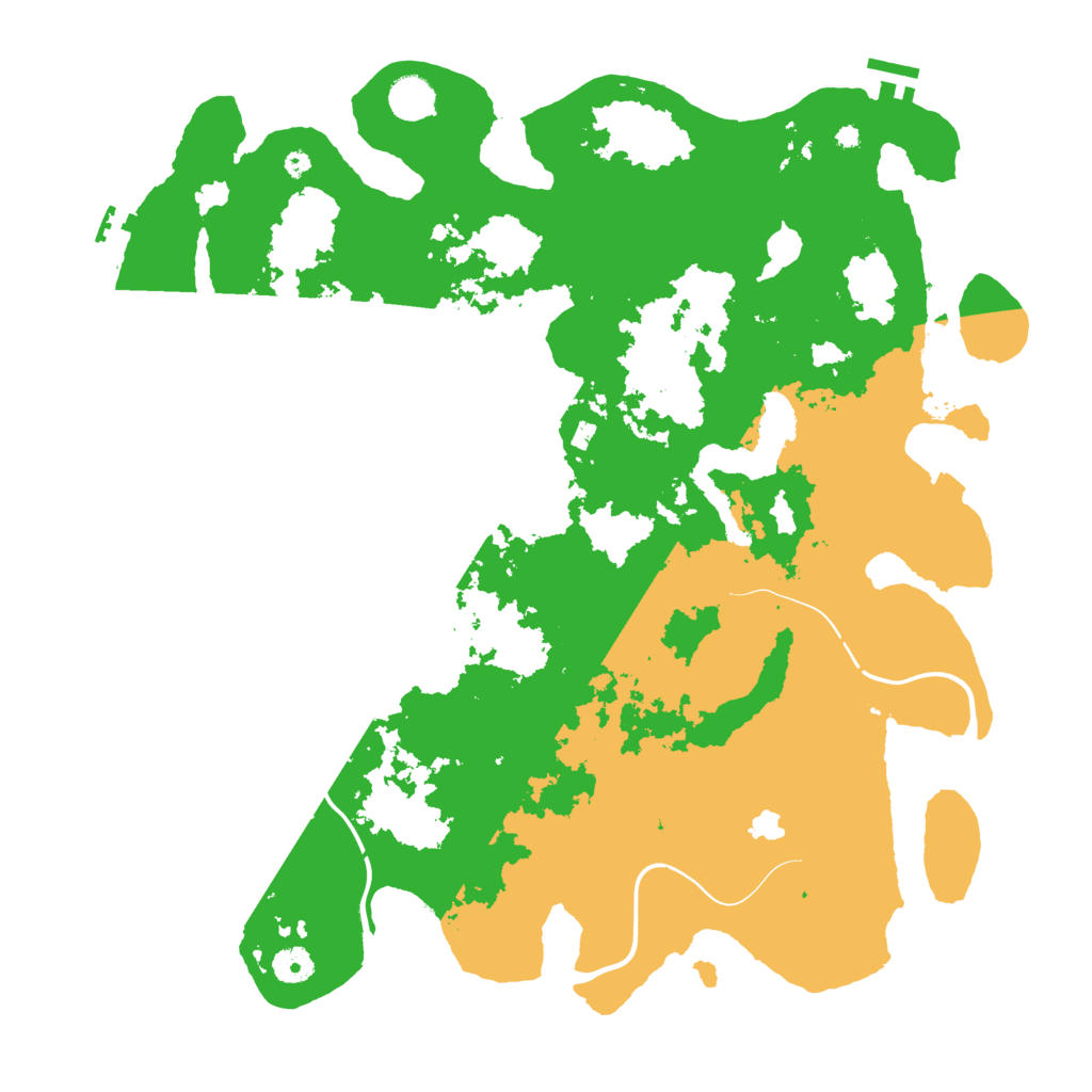 Biome Rust Map: Procedural Map, Size: 4250, Seed: 887529985