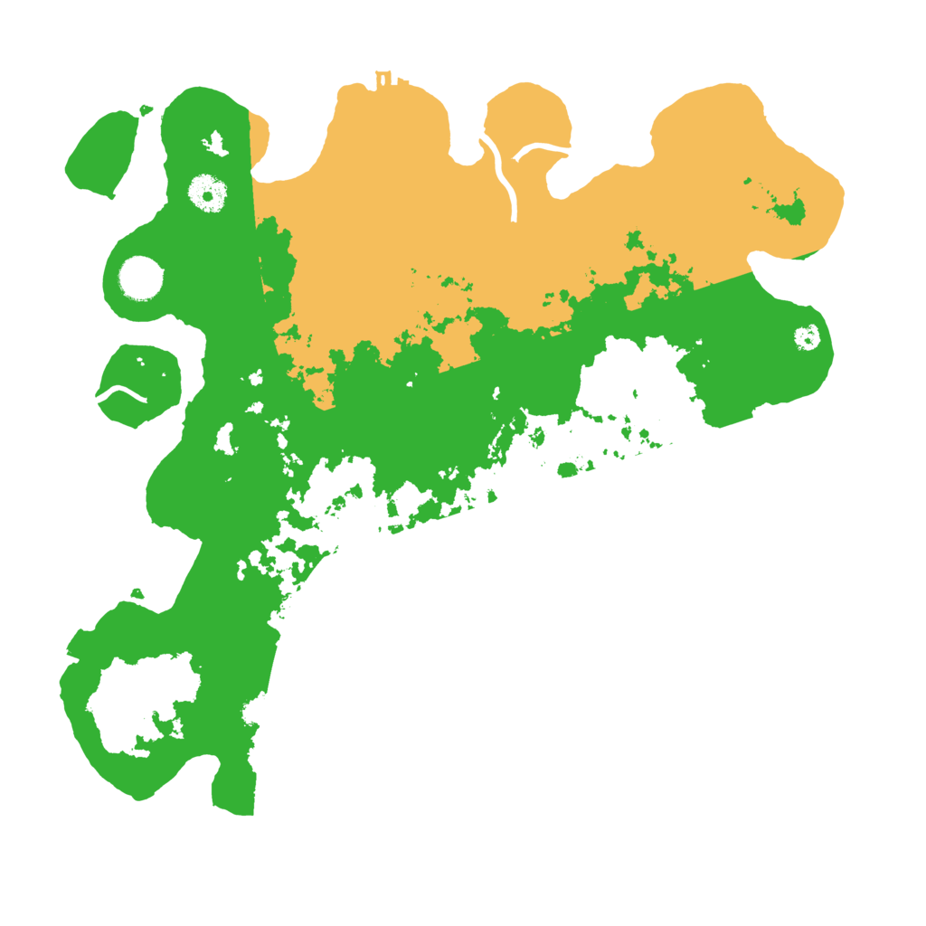 Biome Rust Map: Procedural Map, Size: 3700, Seed: 290204212