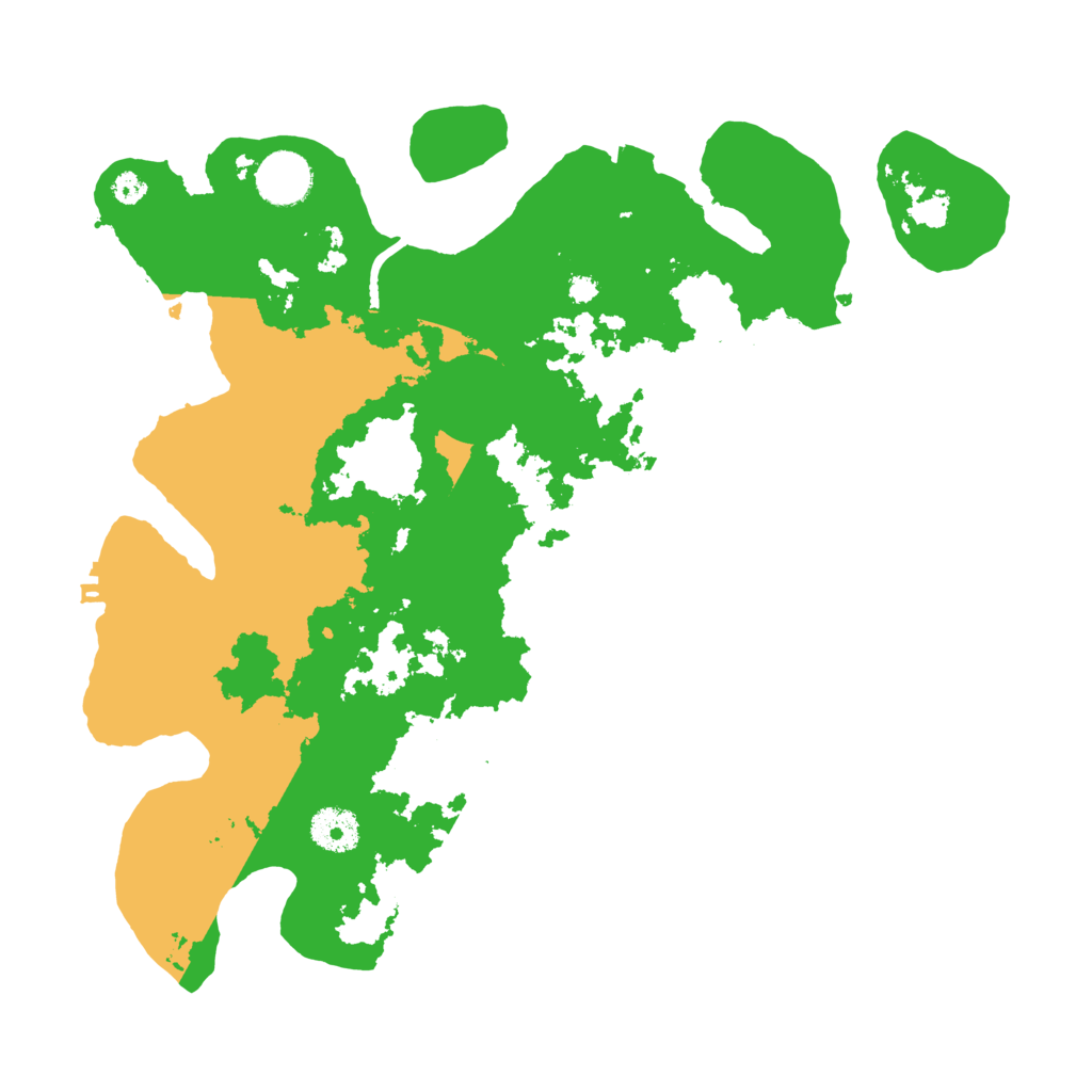 Biome Rust Map: Procedural Map, Size: 3500, Seed: 7869