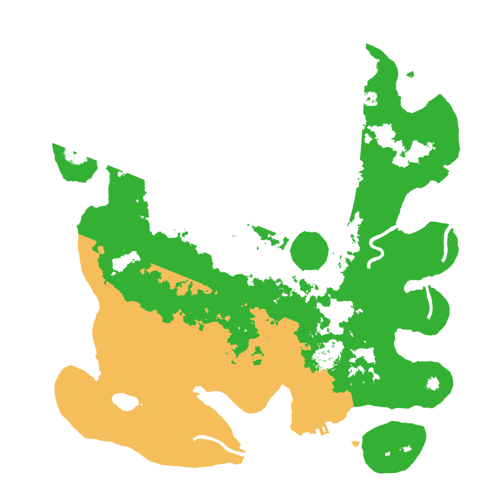 Biome Rust Map: Procedural Map, Size: 3500, Seed: 82488915