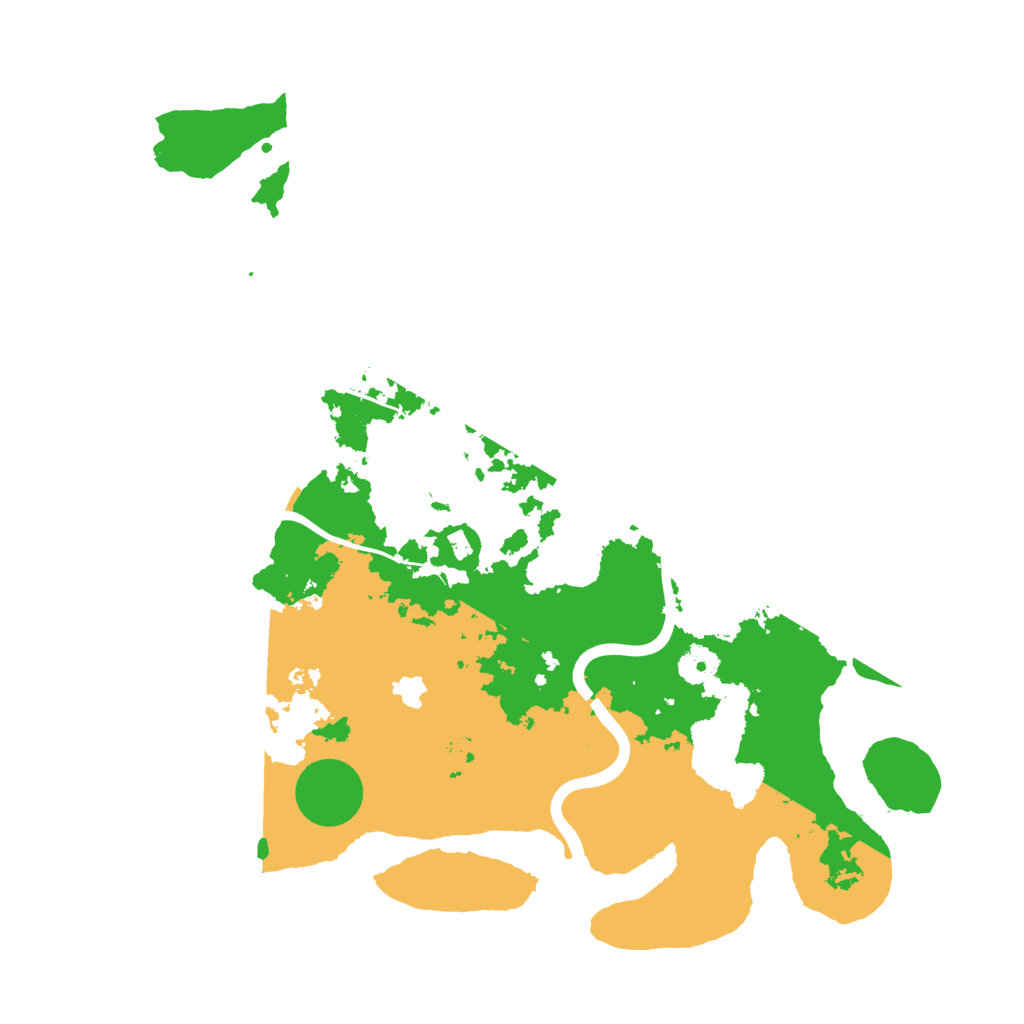 Biome Rust Map: Procedural Map, Size: 4000, Seed: 1376581598