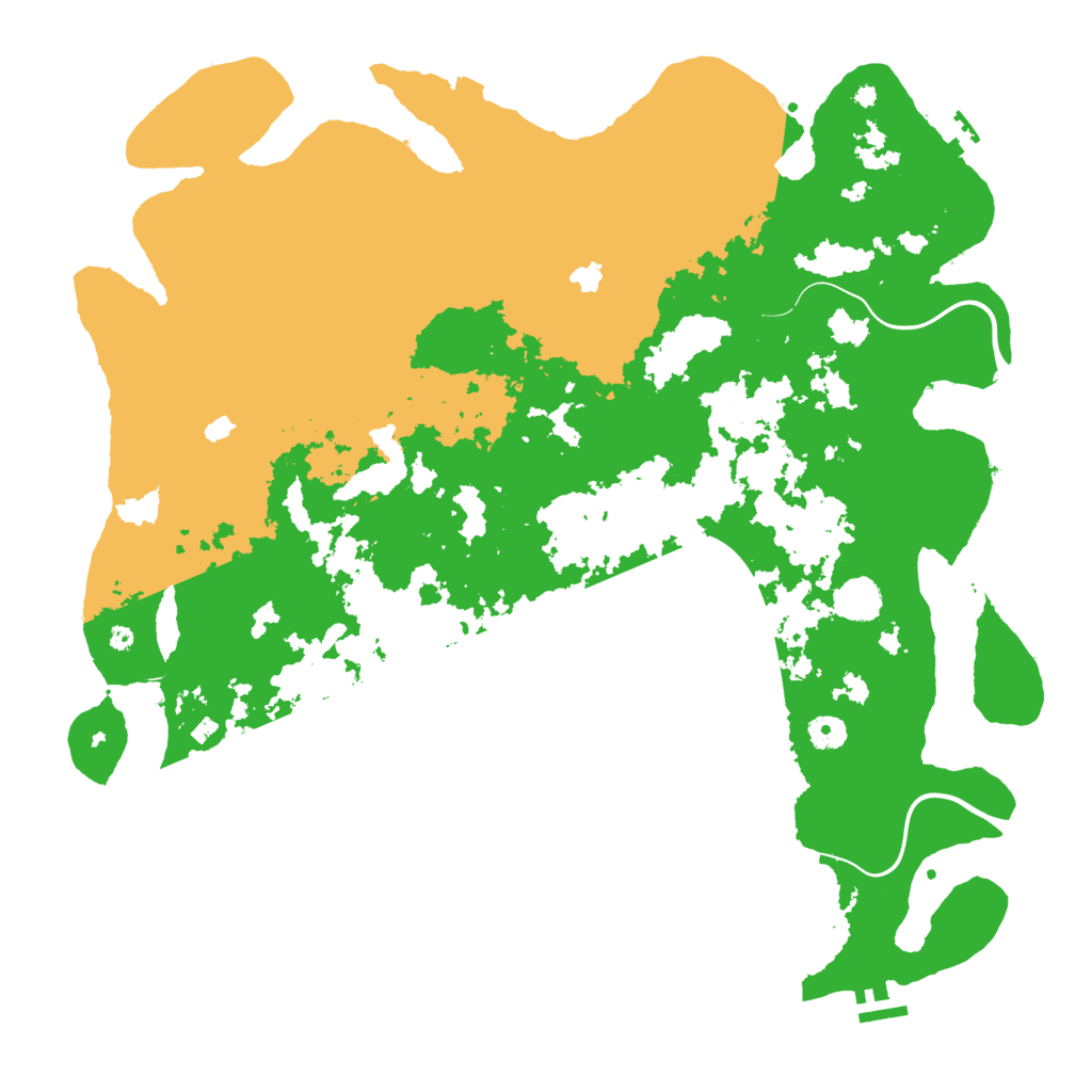 Biome Rust Map: Procedural Map, Size: 4500, Seed: 646974430