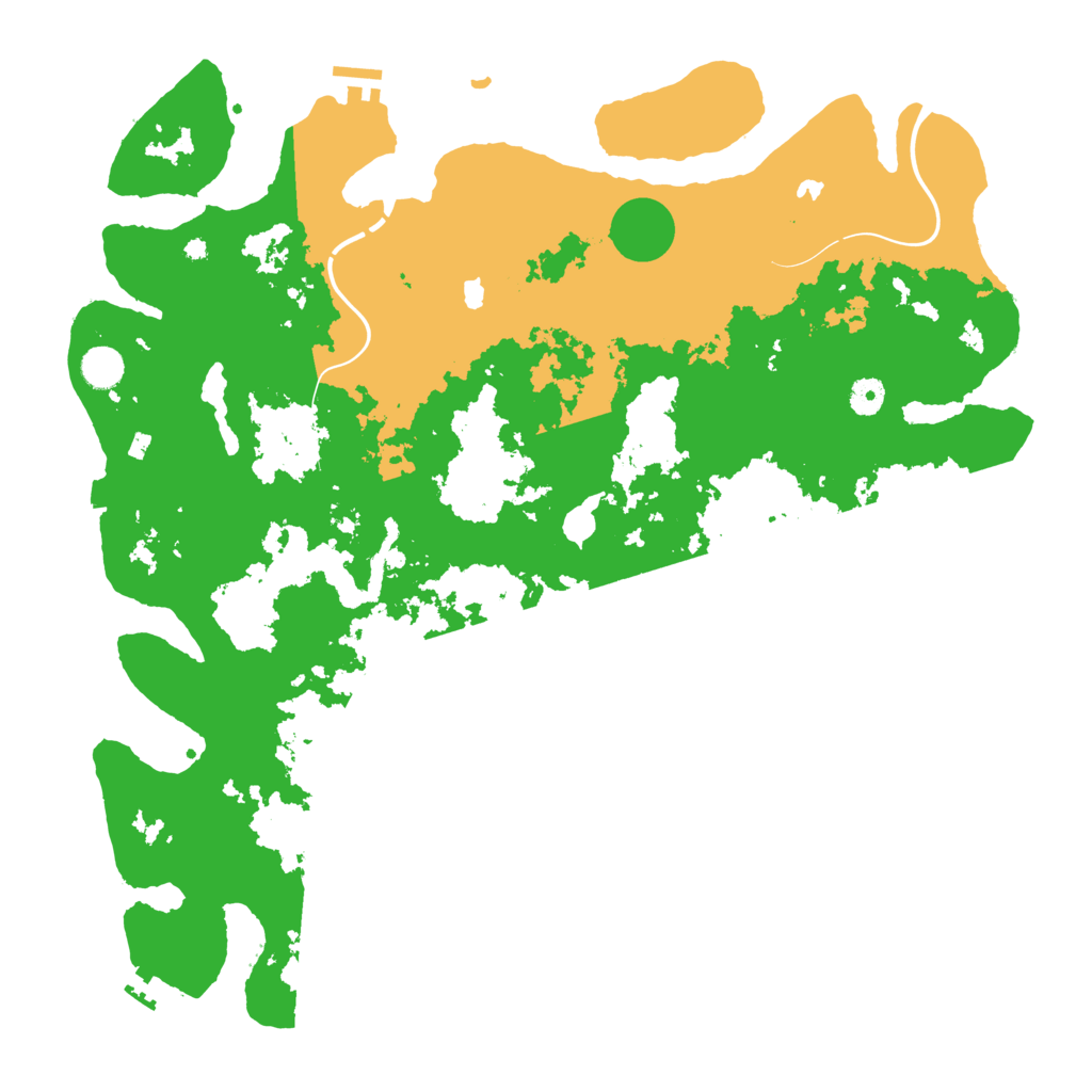 Biome Rust Map: Procedural Map, Size: 4500, Seed: 848525299