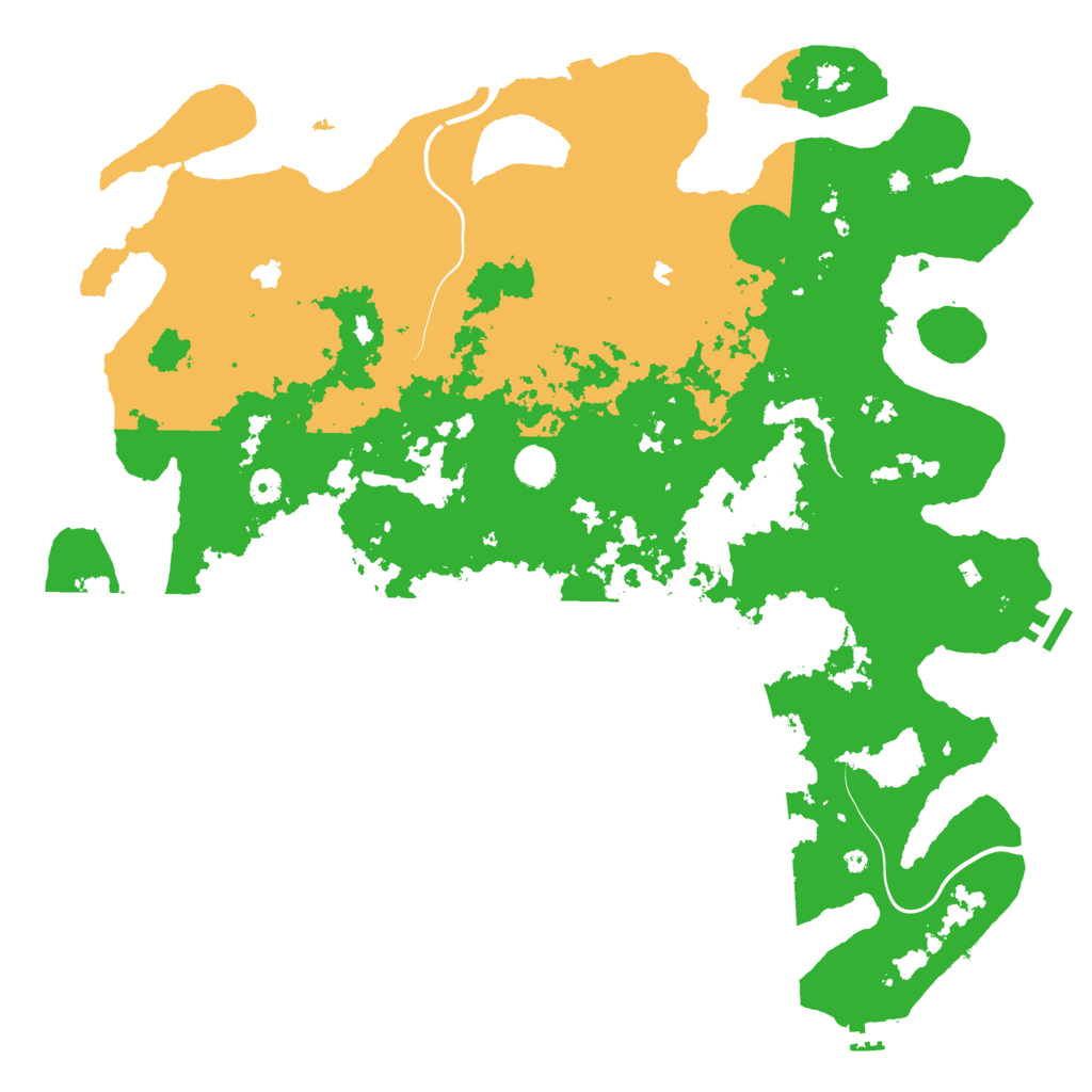 Biome Rust Map: Procedural Map, Size: 4800, Seed: 824394327