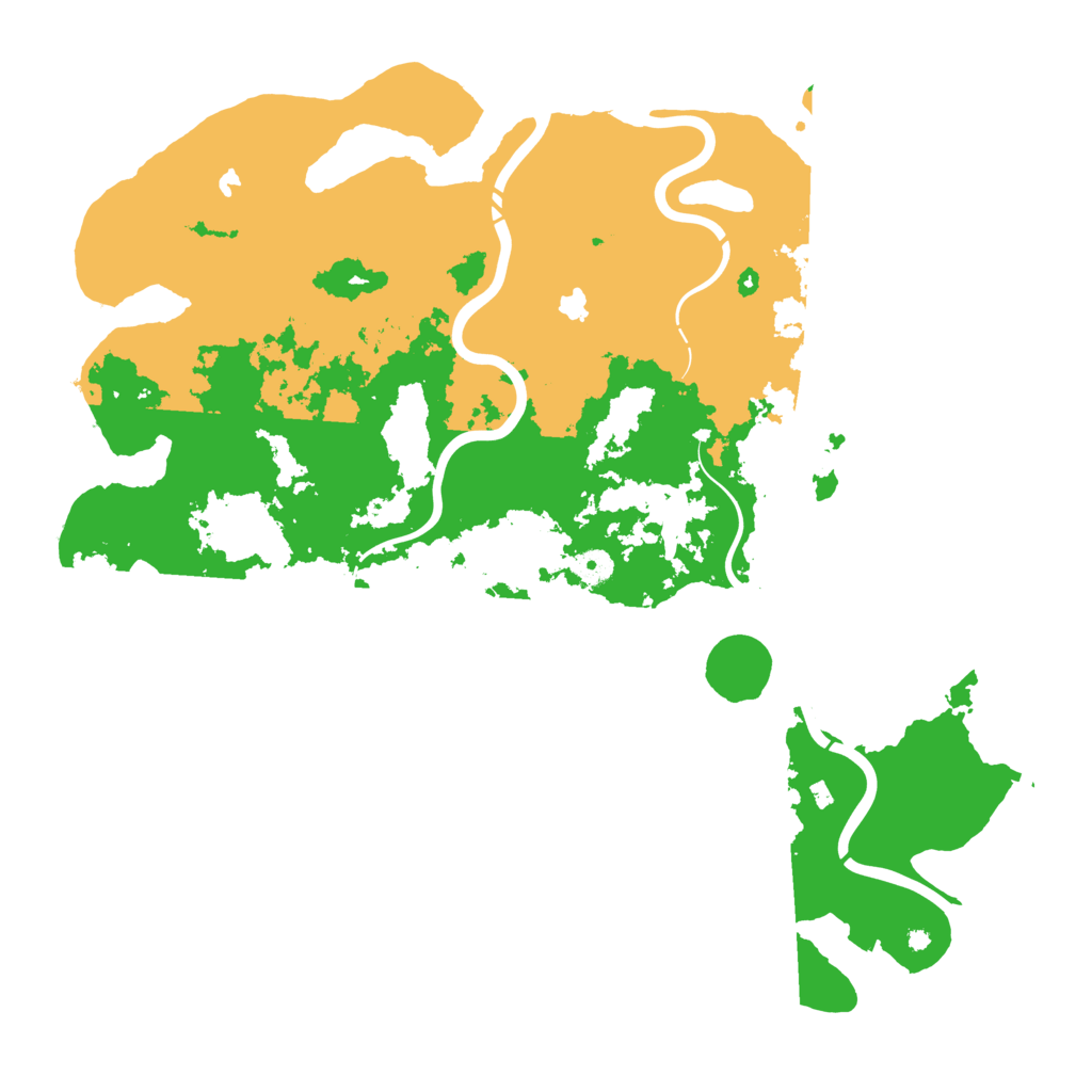 Biome Rust Map: Procedural Map, Size: 4500, Seed: 5637294