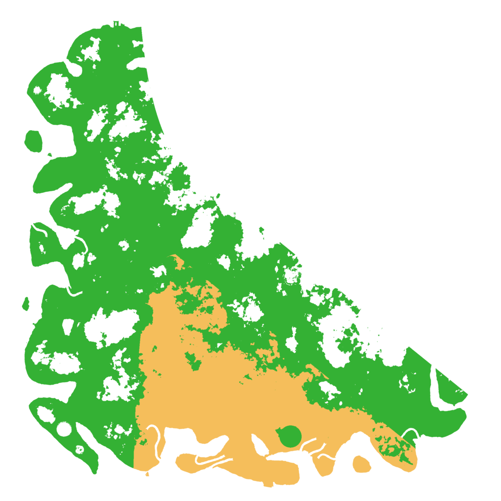 Biome Rust Map: Procedural Map, Size: 6000, Seed: 1371051996