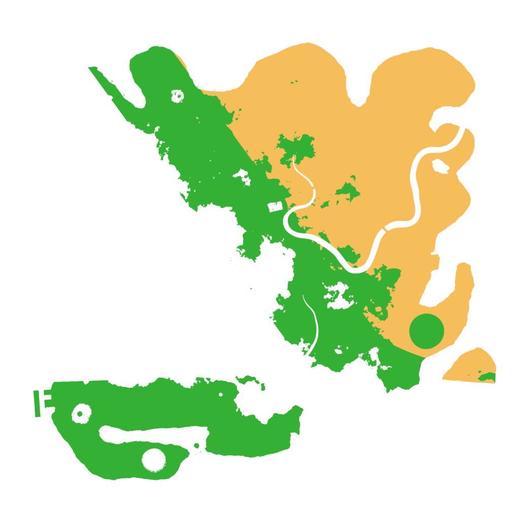 Biome Rust Map: Procedural Map, Size: 3950, Seed: 902918489
